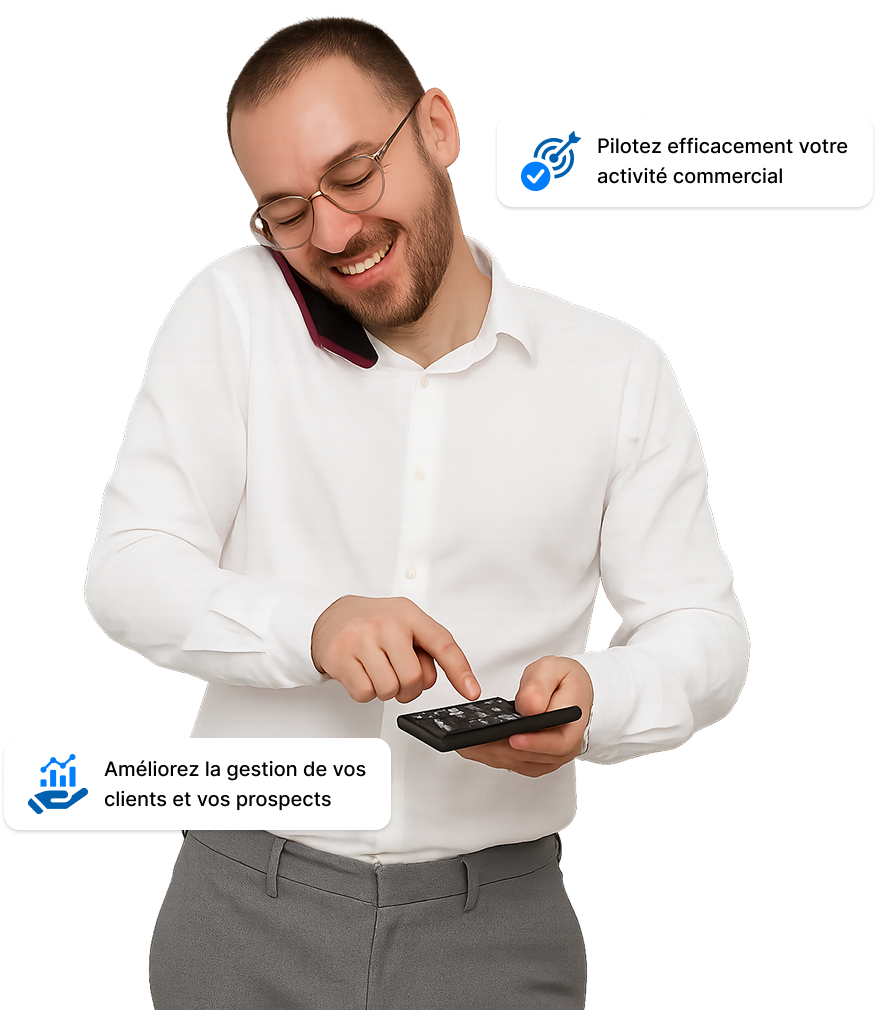 Homme au téléphone