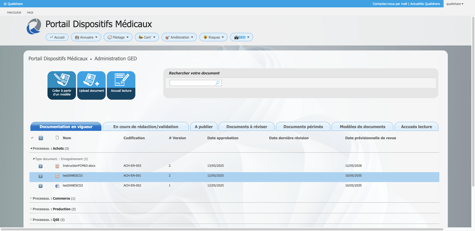 Portail dispositifs médicaux